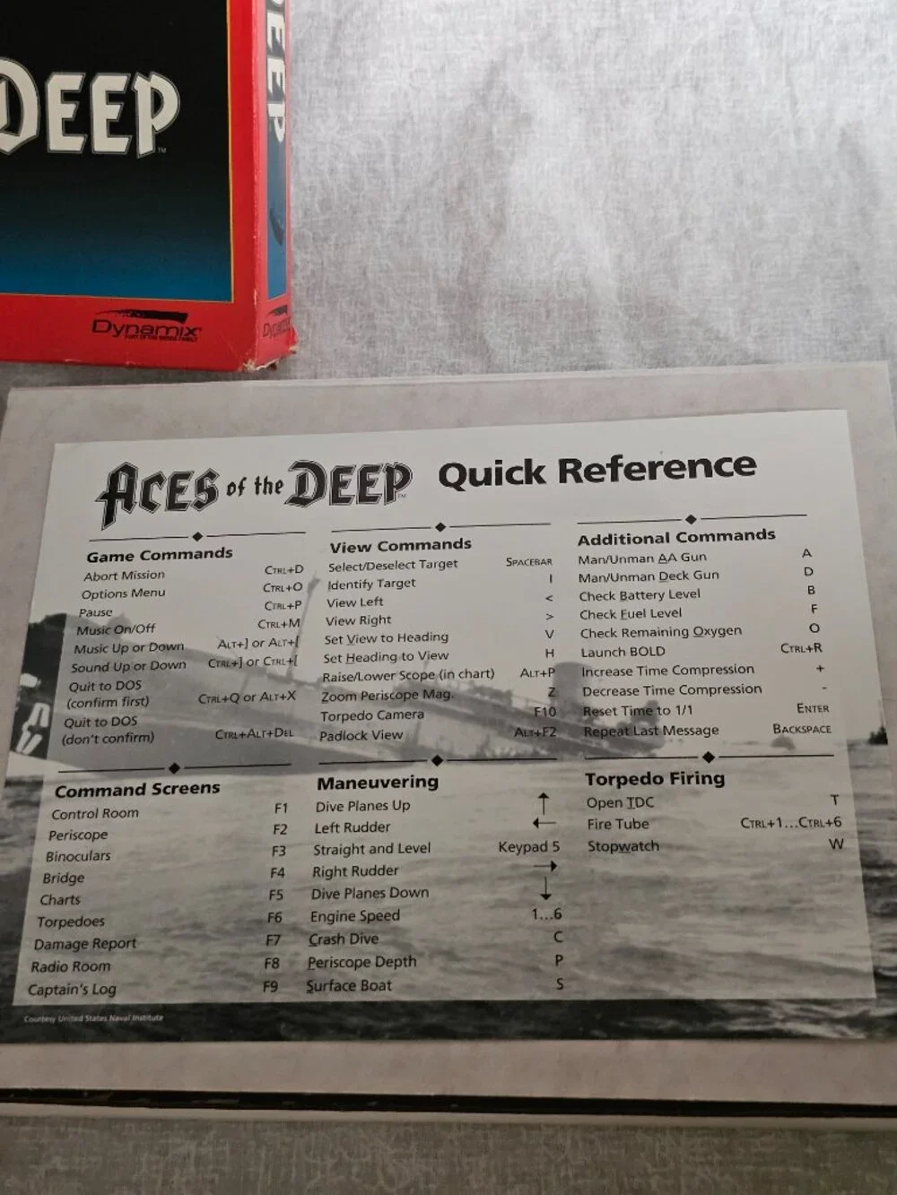 Aces of the Deep Big Box PC Game - Command Edition - WWII German U-Boat Submarin